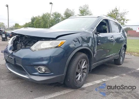 2016 Nissan Rogue Sl из США, поврежденный, VIN 5N1AT2MV6GC827051